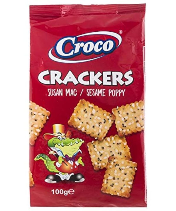 Croco Crackers Gengibre e Sementes Papoila (12x100gr)