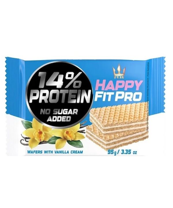 Happy Fit Pro Wafer de Baunilha s/açúcar (24 x 95g)