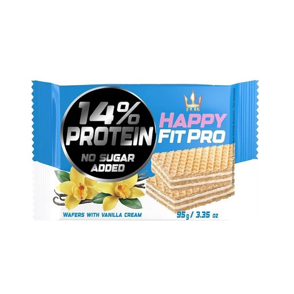 Happy Fit Pro Wafer de Baunilha s/açúcar (24 x 95g)