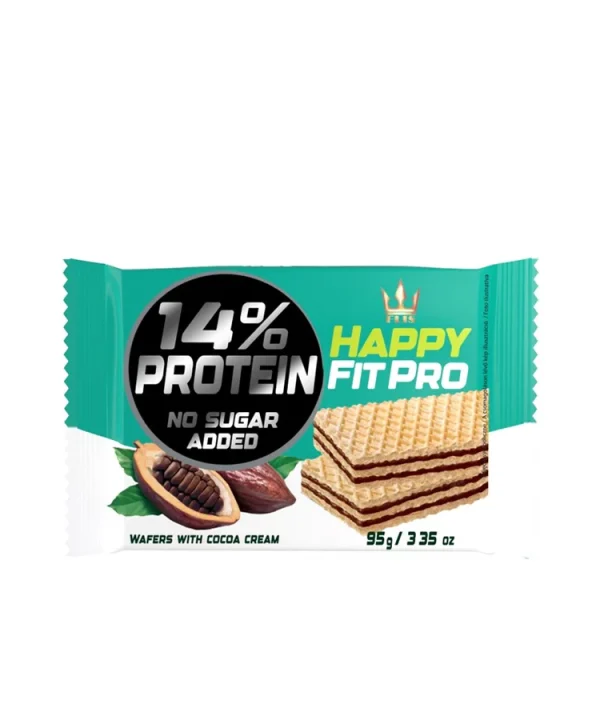 Happy Fit Pro Wafer de Cacao s/açúcar (24 x 95g)