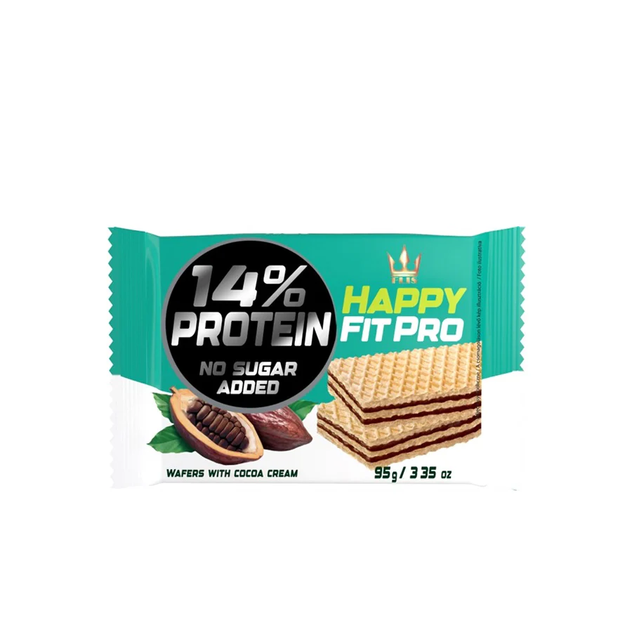 Happy Fit Pro Wafer de Cacao s/açúcar (24 x 95g)