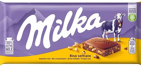 Milka Chocolate Crispy Rice (22x100gr)