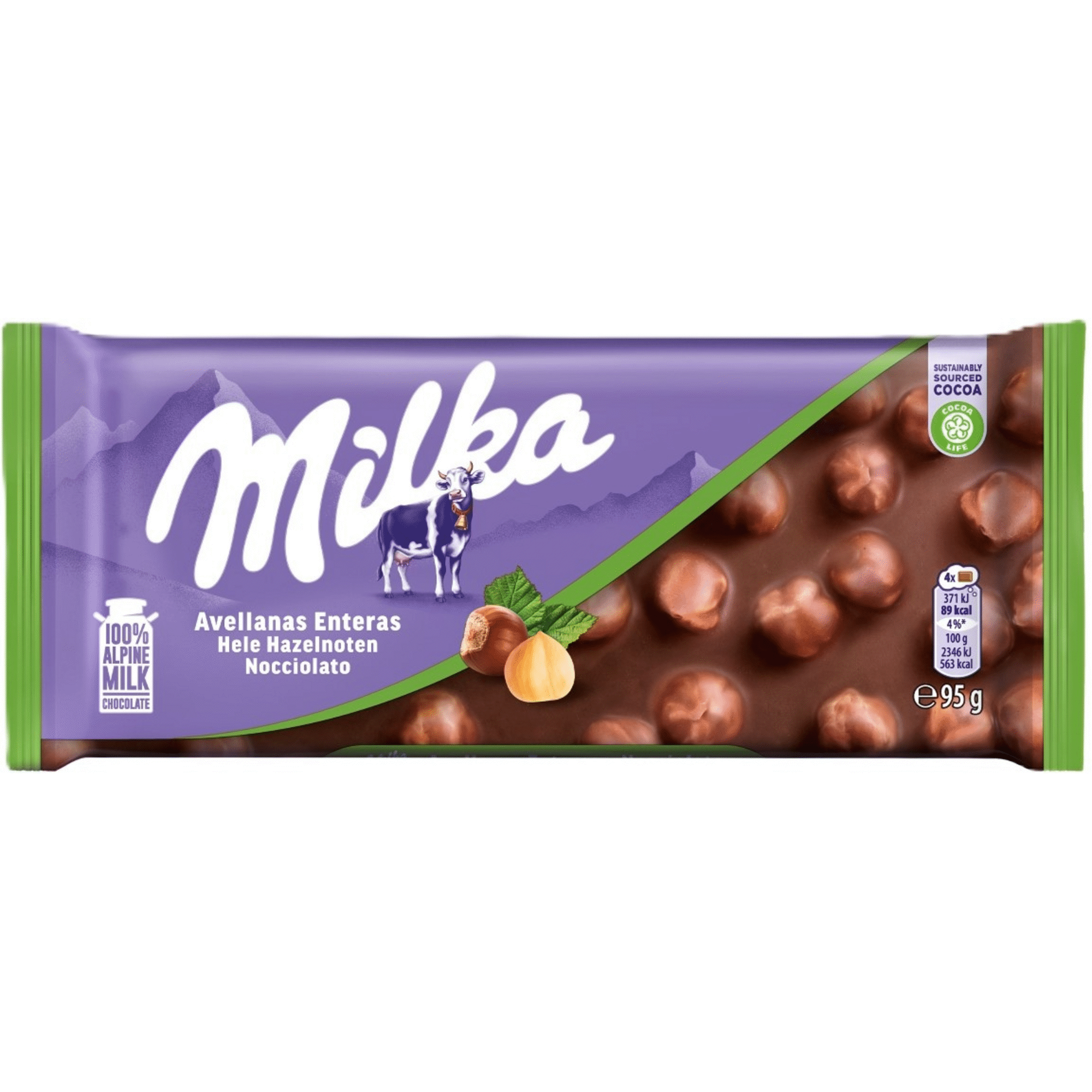 Milka Chocolate Avelã Inteira (17x95gr)