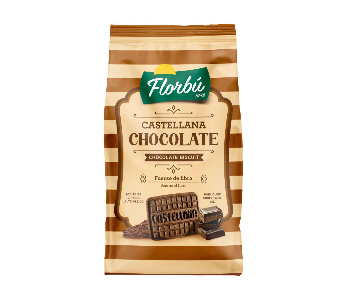 CASTELLANA CHOCO FLORBU (6x150gr)