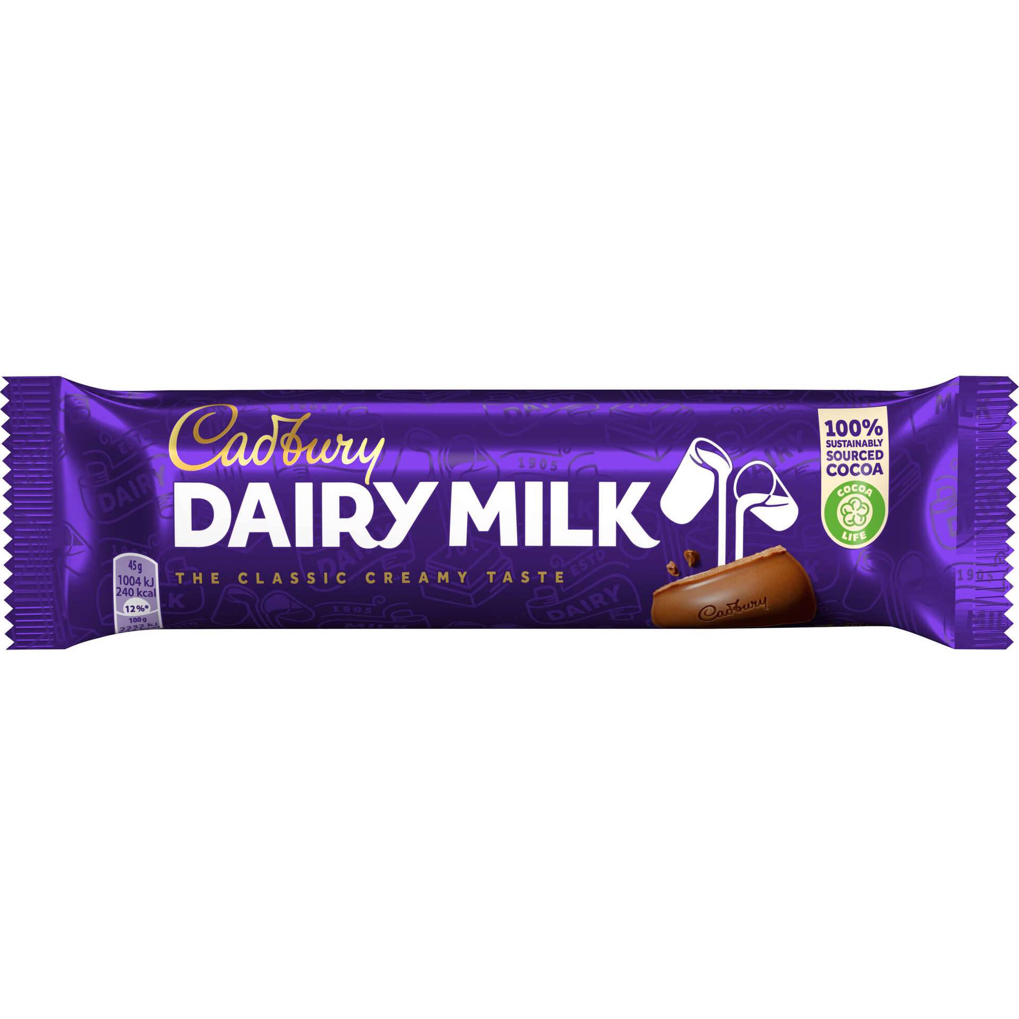 CADBURY DAIRY MILK (12x45gr)