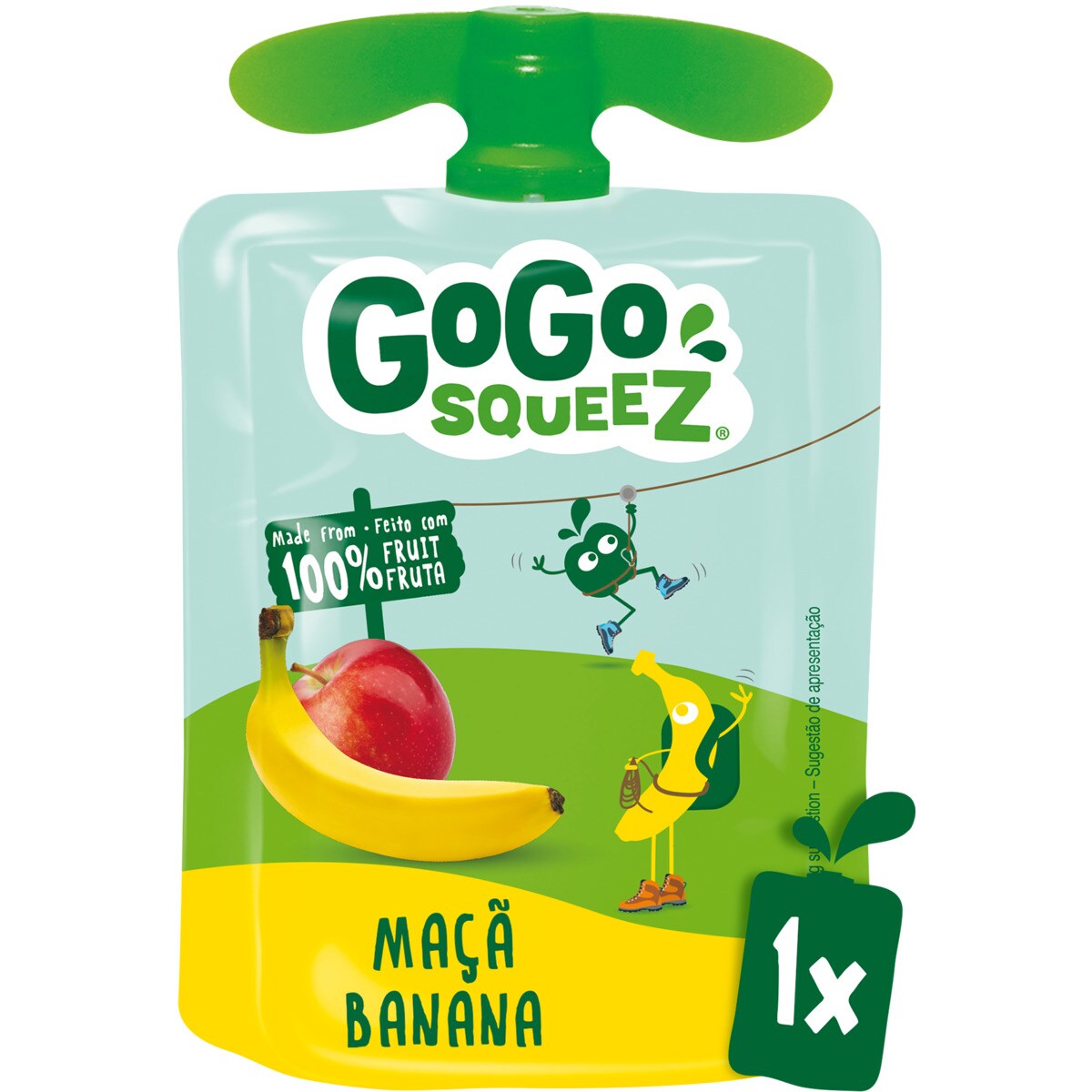 Gogo Squeez Maçã Banana (18 x 90gr)