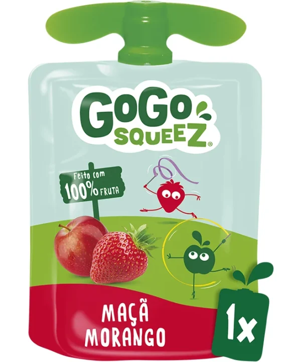 Gogo Squeez Maçã Morango (18 x 90gr)