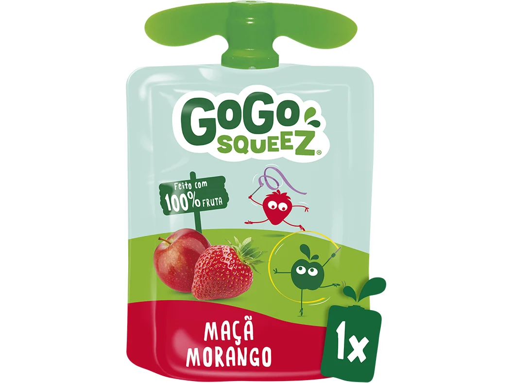 Gogo Squeez Maçã Morango (18 x 90gr)