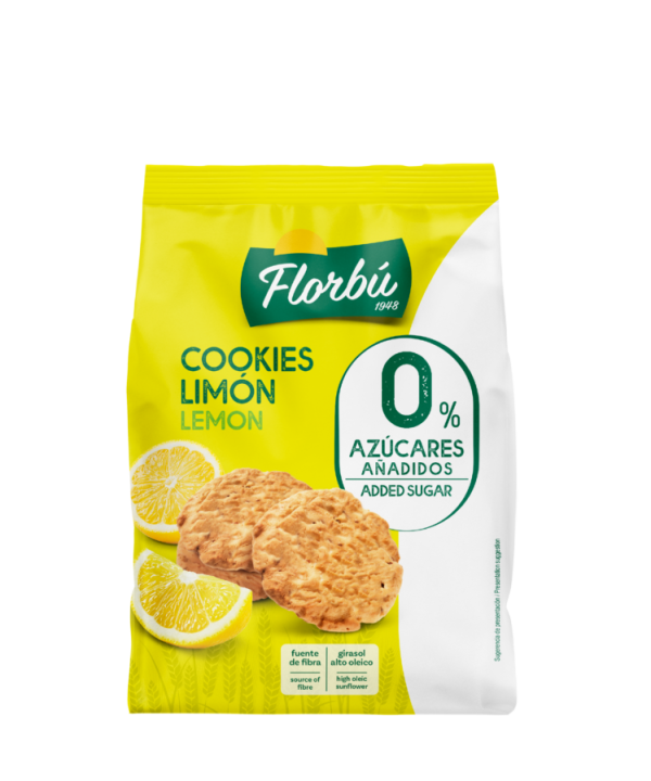 MINI COOKIES LIMON 0% FLORBU (6 x 130g)