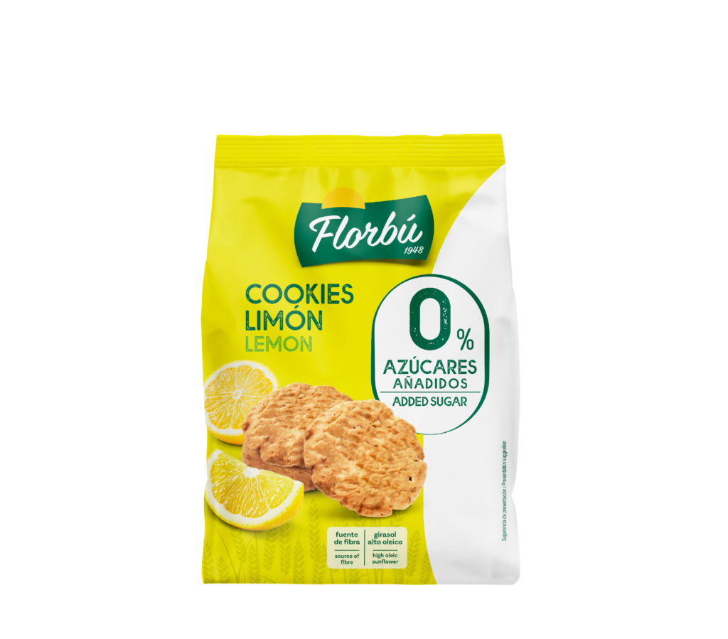 MINI COOKIES LIMON 0% FLORBU (6 x 130g)