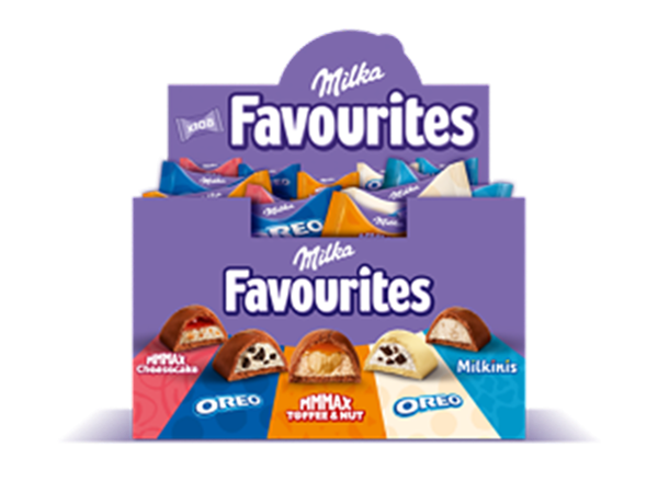 MILKA Favourites 1 Kg 108 un