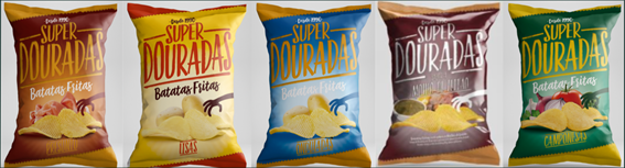 Batata Frita Mix (a gosto)  (15+15+15+15x40gr)