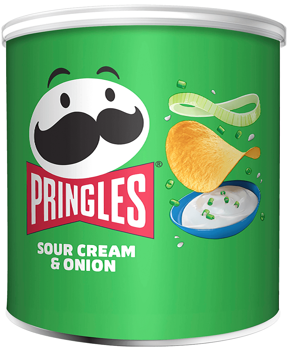 Pringles Sour Cream & Onion Crisps (12 x 40gr)