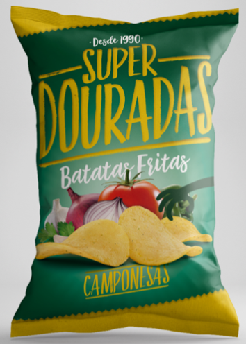 Batata Frita Lisa Sabor Camponesa (60x40gr)