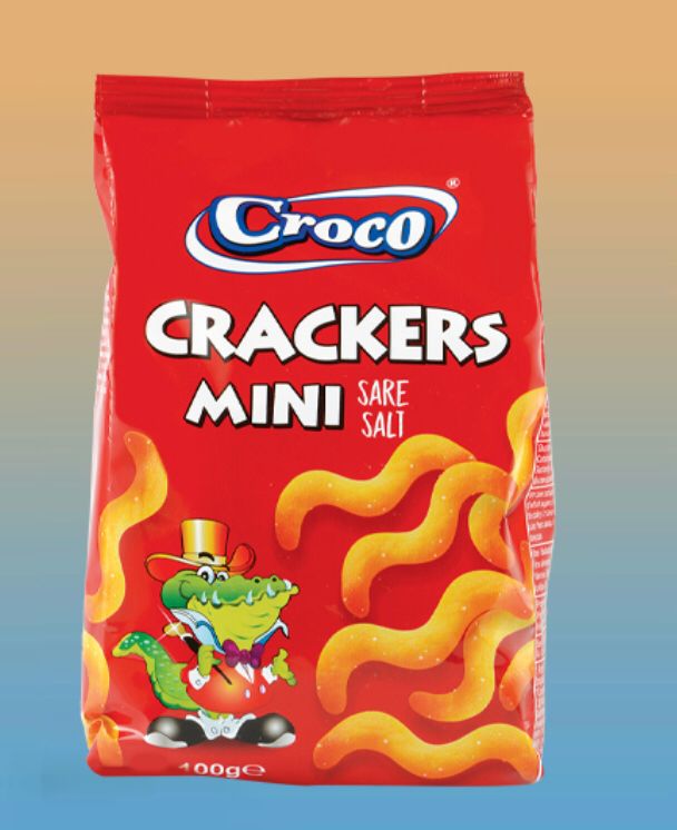 Croco Crackers Mini Com Sal (12x100gr)