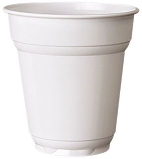 Copo 165CC Plástico "LEX" Branco 3000un