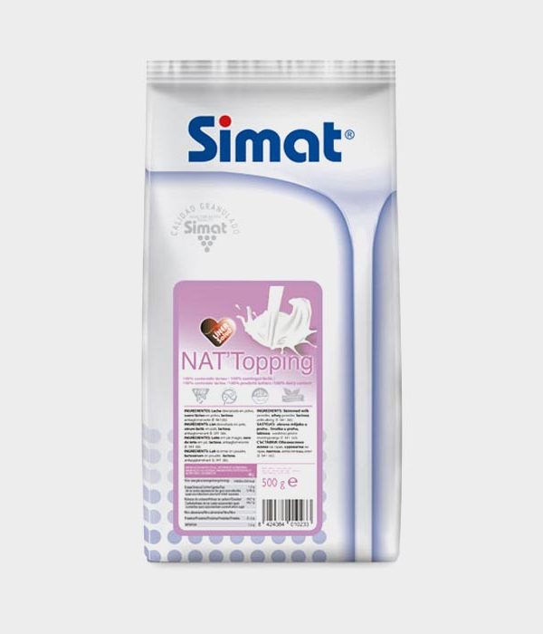 Leite Nat topping s/açúcar Gordo Simat (0.5kg x 10)