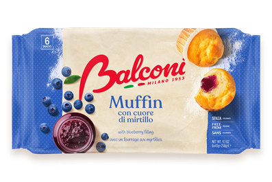 Balconi Muffin Mirtillo 12x240gr (6x40gr)