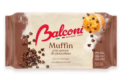 Balconi Muffin Pepitas Choco 12x240gr (6x40gr)