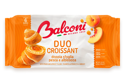 Balconi Croissant duo Albicocca 8x300gr (6x50gr)